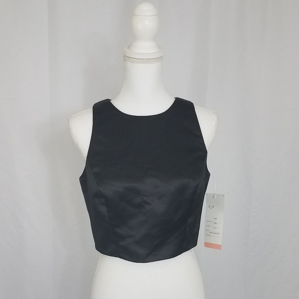 Bill Levkoff Sample Black Top 10 Nwt
